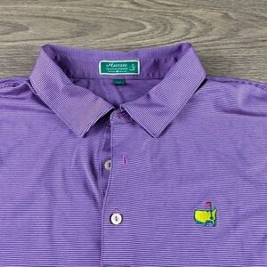 Master's Tournament Golf Polo Peter Millar Exclusive Pink Striped Size XXXL 3XL